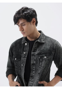 Men Z Black Deep Wash Straight Fit Jeans