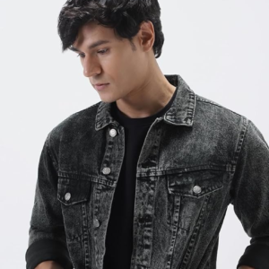 Men Z Black Deep Wash Straight Fit Jeans